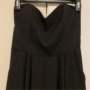 Strapless formal romper
